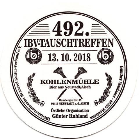 neustadt nea-by kohlen ibv 10b (rund215-492 tauschtreffen 2018-schwarz)